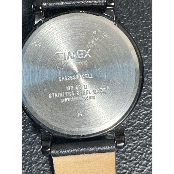 Timex Crystal Opulence Women's‎ Black Leather Crystal Accent Watch - Picture 4 of 9